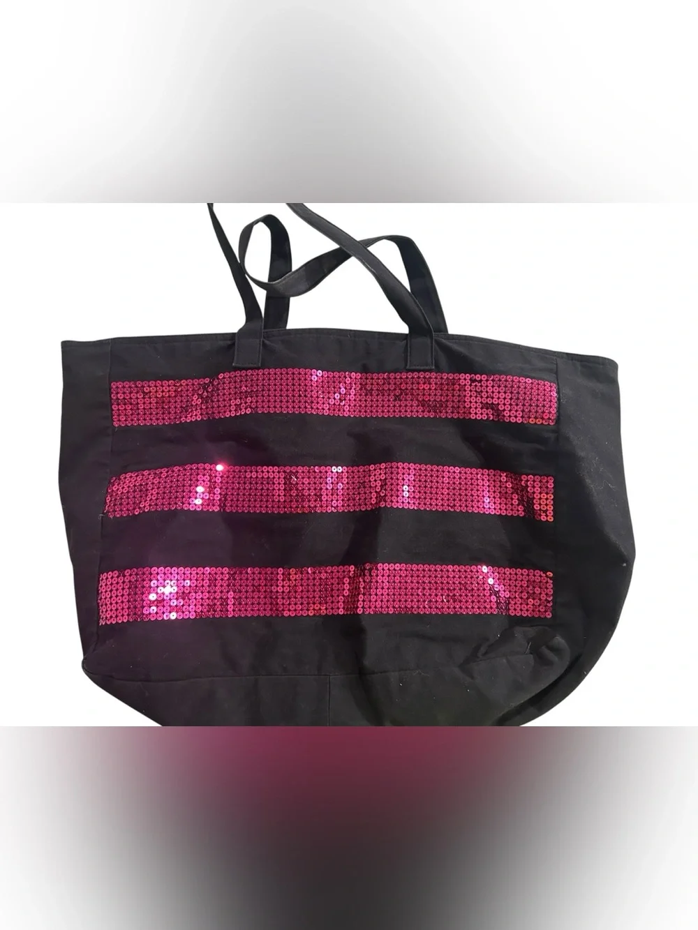 RARE FIND! Victoria’s Secret 2014 Lmtd Edition Black Friday Bling Sequin Tote